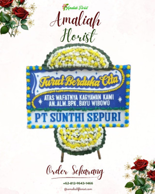 Papan Bunga Duka di Mertoyudan