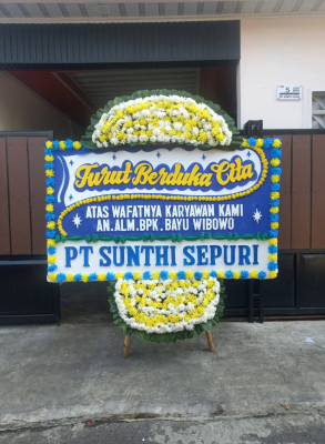 Papan Bunga Duka di Mertoyudan