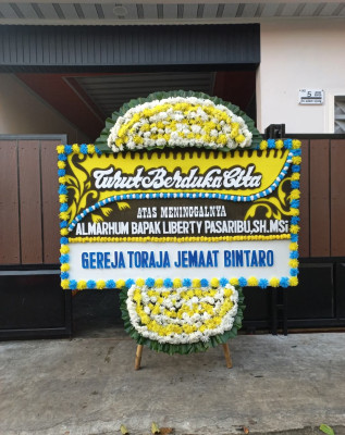 Papan Bunga Duka di Mertoyudan