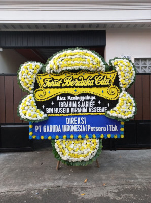 Papan Bunga Duka di Mertoyudan